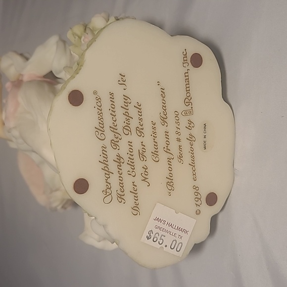 Seraphim Classics Garden of Angels Sarah & Charise Lot 2 Porcelain Figurines 7" - Picture 6 of 11